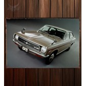 Металлическая табличка Datsun Sunny Coupe (B110)